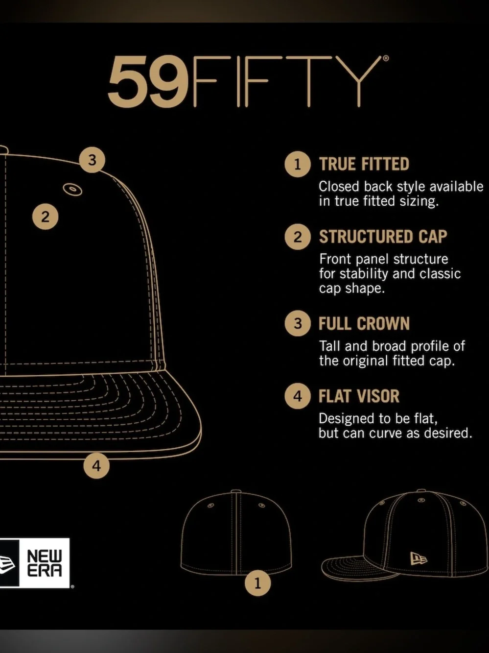 New Era Black and Blue Orlando Magic 59FIFTY Fitted Hat